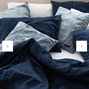 One Teaspoon Midnight Navy denim Duvet Cover×Pillow set Twin Aus Double